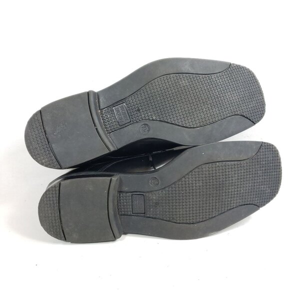 Nunn Bush Mens Size 10.5 Black Leather Square Toe Casual Dress Shoes - Picture 8 of 9
